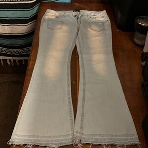 Light Blue Flared Women Jeans